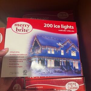 200 colored Christmas lights